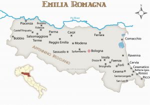 Map Of Italy Showing Rimini where to Go In the Emilia Romagna Region Of Italy