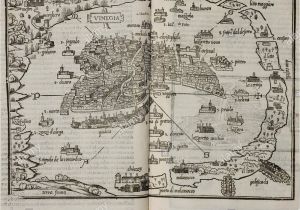 Map Of Italy Showing Venice Map Of the City State Of Venice Dated 1565 Lagoon and islands In