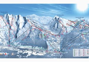 Map Of Italy Ski Resorts La Clusaz Piste Map Trail Map