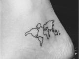 Map Of Italy Tattoo 30 Small Tattoos for Travelers with Meanings Tats Tattoos