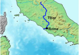 Map Of Italy Tiber River Tiber Wikipedia