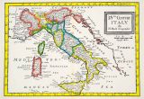 Map Of Italy to Print 1944 Print Map Eighteenth Century Italy Gulf Venice Ionian Sea