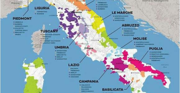 Map Of Italy Wine Regions Vinos Italia Wine Wine Italian Wine Wine Folly