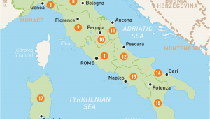 Map Of Italy with Cities and towns Map Of Italy Italy Regions Rough Guides