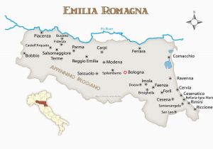 Map Of Italy with Mountains and Rivers where to Go In the Emilia Romagna Region Of Italy