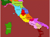 Map Of Italy with Regions and Capitals Italian Cuisine