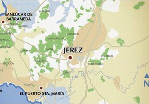 Map Of Jerez De La Frontera Spain Types Of Sherry Wines Sherrynotes