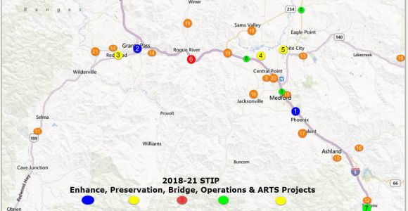 Map Of Josephine County oregon oregon Department Of Transportation Region 3 Statewide