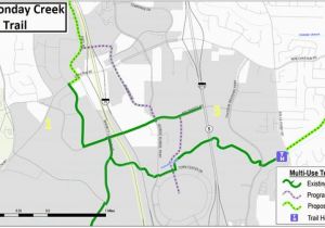 Map Of Kennesaw Georgia Trail Map for Noonday Creek Multi Use Trail Picture Of Noonday