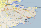 Map Of Kent England Uk Postling Map Street and Road Maps Of Kent England Uk