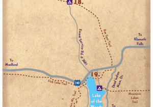 Map Of Klamath County oregon Fourmile Lake Klamath Basin Birding Trails