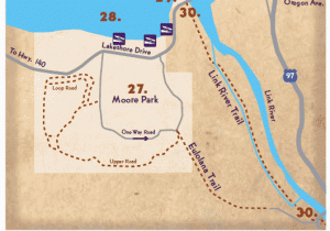 Map Of Klamath County oregon Link River Trail Klamath Basin Birding Trails