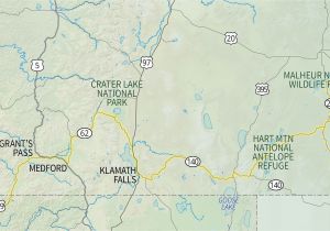 Map Of Klamath County oregon Map Of oregon and California Coast Detailed the Geography Of the