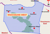 Map Of Knock Ireland Knockauns West