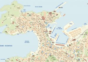 Map Of La Coruna Spain A Coruna Spain Map Zip Code Map