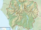 Map Of Lake District In England Pavey Ark Wikipedia