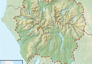 Map Of Lake District In England Pavey Ark Wikipedia