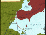 Map Of Lake Erie Ohio Battle Of Lake Erie