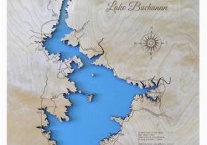 Map Of Lake fork Texas Texas Lake Map Etsy