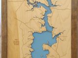 Map Of Lake Livingston Texas Wood Laser Cut Map Of Lake Livingston Texas Engraved Map Etsy