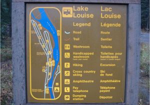 Map Of Lake Louise Canada Lake Louise Campground