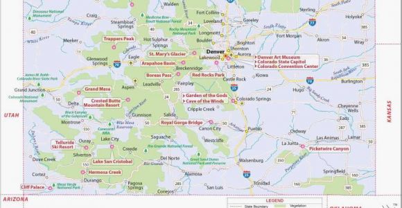 Map Of Lamar Colorado Coronado Springs Map Luxury Colorado Springs Map Unique Colorado Map