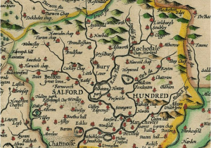 Map Of Lancashire England Salford Hundred Wikipedia