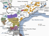 Map Of Languedoc Region France La Carte Des Vins Du Languedoc Roussillon Vins En 2019