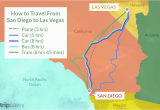 Map Of Las Vegas and California San Diego to Las Vegas 4 Ways to Travel