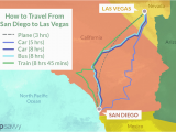 Map Of Las Vegas and California San Diego to Las Vegas 4 Ways to Travel