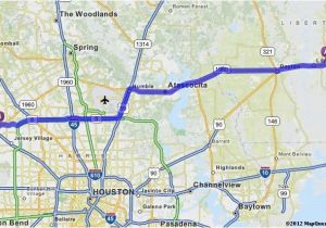 Map Of League City Texas Driving Directions From Liberty Texas 77575 to 12353 Fm 1960 Rd W