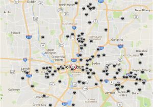 Map Of Lewis Center Ohio Map Of Columbus Ohio and Surrounding Suburbs Secretmuseum