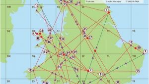 Map Of Ley Lines In England A Map Of Englands Ley Lines and A Key Of Sacred Sites that