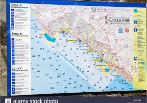 Map Of Ligurian Coast Italy Italian Riviera Map Stock Photos Italian Riviera Map Stock Images