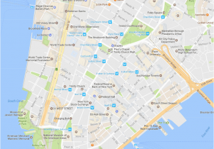 Map Of Little Italy Nyc Financial District Neighborhood New York City Map
