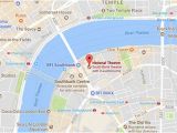 Map Of London England area National theatre