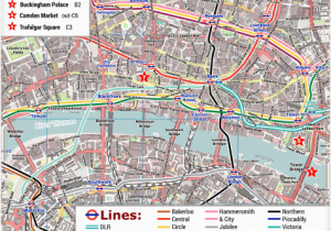 Map Of London England tourist attractions London Pdf Maps with attractions Tube Stations