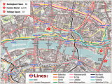 Map Of London England with tourist attractions London Pdf Maps with attractions Tube Stations