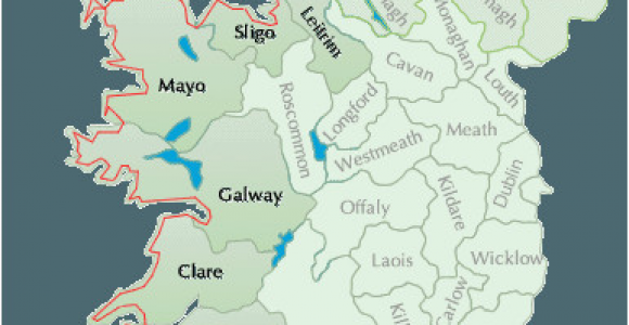 Map Of Longford Ireland Wild atlantic Way Map Ireland In 2019 Ireland Map Ireland