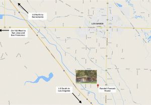 Map Of Los Banos California Fawcett House Frank Lloyd Wright In Central California