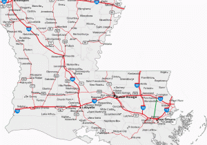 Map Of Louisiana and Texas with Cities Map Of Louisiana Cities Louisiana Road Map