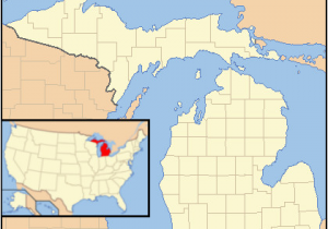 Map Of Lower Michigan 1955 In Michigan Wikipedia