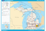 Map Of Lower Michigan Michigan Wikipedia