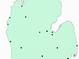 Map Of Lower Peninsula Michigan Major Cities Of the Lower Peninsula