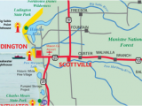 Map Of Ludington Michigan area Colleges In Michigan Map Maps Directions