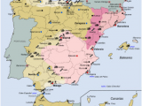 Map Of Mainland Spain Spanish Civil War Wikipedia