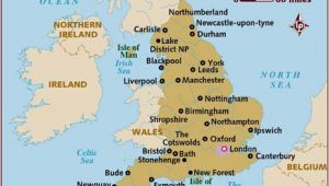 Map Of Major Cities In England Map Of England