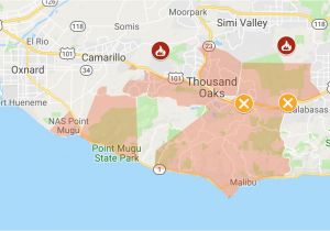 Map Of Malibu California area Map Of Woolsey and Hill Fires Updated Perimeters Evacuation Zones