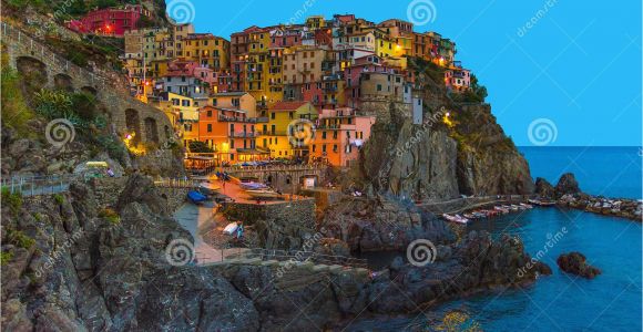 Map Of Manarola Italy Manarola Traditional Typical Italian Village In National Park Cinque