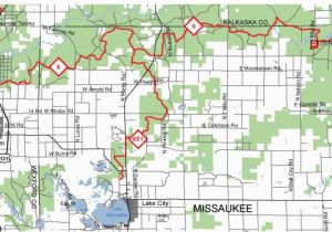 Map Of Manistee County Michigan Missaukee Trail Blazers Trail Maps